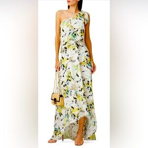 Slate and Willow one-shoulder floral dress